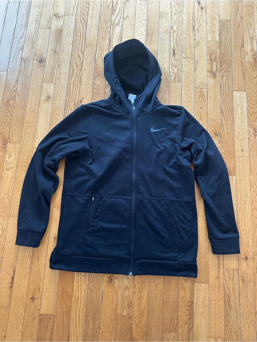 Nike Men’s Black Full-Zip Therma Fit
